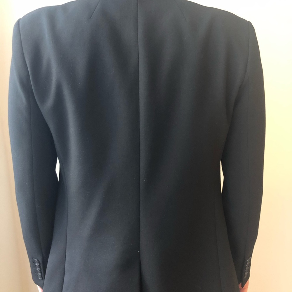 J Crew Regent Blazer, size 0P, black - Picture 2 of 2